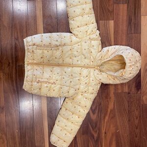 Kids Yellow Puffer Jacket